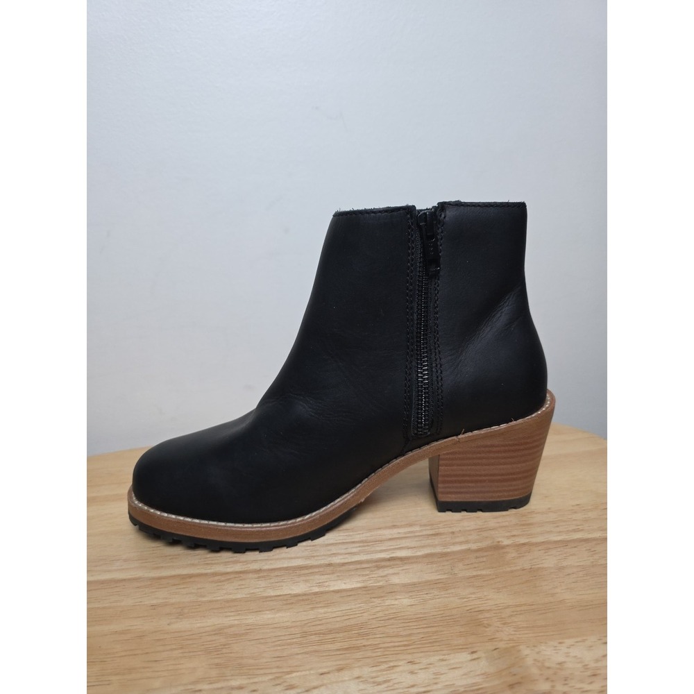 Portland Leather Company Patina Classic Chelsea Boots Lug Sole Blk EU 39 US 8.5 - Picture 10 of 12